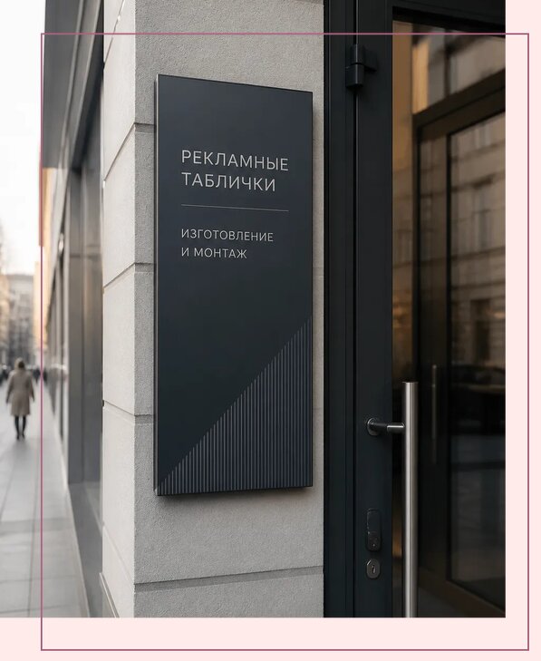 Рекламные таблички в Гусе-Хрустальном по цене от 4814 р. | Аванза-Гсь