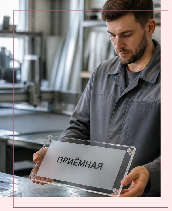 Таблички из оргстекла на заказ в Гусе-Хрустальном от 4172 р. | Аванза-Гсь