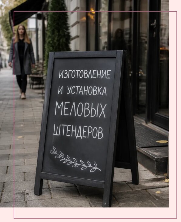 Меловые штендеры в Гусе-Хрустальном по цене от 6954 р. | Аванза-Гсь